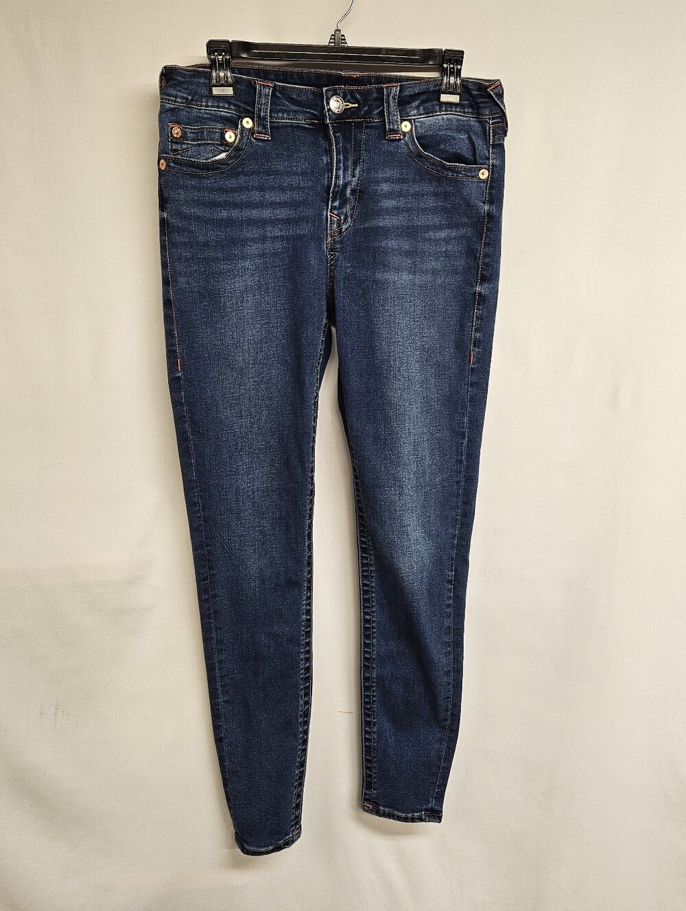 True Religion Jennie Curvy Mid Rise Skinny Jeans Women's Sz 32